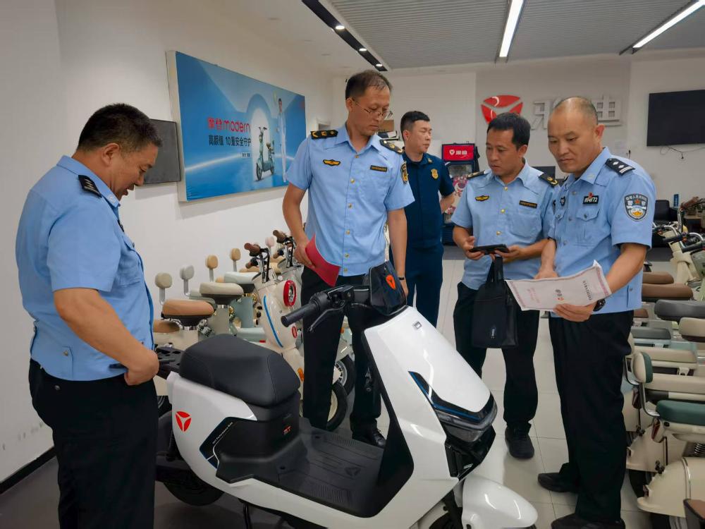 石家庄市多部门联合开展电动自行车违法改装检查行动插图